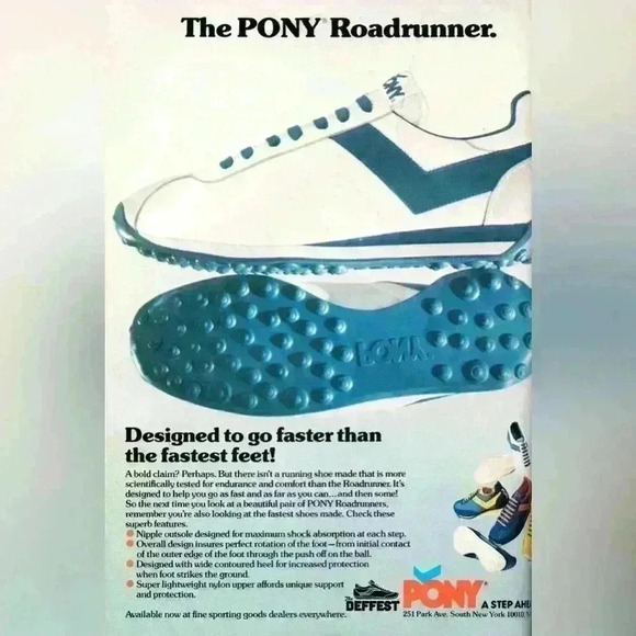 Vintage and Rare Pair of Pony Roadrunners She Run ‘78 Women’s Size 7.5 - Picture 13 of 14
